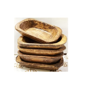 Bol à pâte en bois naturel poli à 100 %, design moderne et vintage, écologique et durable pour la cuisine domestique - Product Image 4