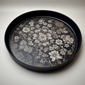 Bandeja de hierro Aura de otoño con capas de naranja quemada y oro, arte moderno, diseño antiguo, decoración ligera para el hogar inspirada en el otoño - Product Image 6