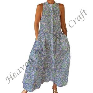 Hermoso Mono Casual de Verano con Estampado Floral en la Parte Delantera, Técnica de Lavado, Tela Fresca para Revendedores de Ropa, para Primavera/Verano - Product Image 4