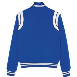 Vestes personnalisées pour hommes Veste universitaire Letterman en laine à manches en cuir de haute qualité avec 2 poches Veste pour hommes - Product Image 2