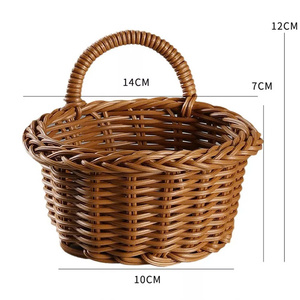 Meilleur prix Panier en rotin de cercle tissé à la main écologique Design de saule rustique élégant pour l'organisation quotidienne de la maison Fabriqué au Vietnam - Product Image 5