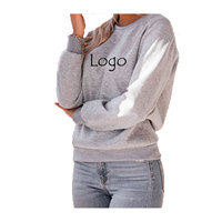 Sudaderas con Capucha Bordadas con Cierre para Mujer, de Alta Calidad y Estilo, al por Mayor, Nuevo Diseño, Color Sólido, Ropa Urbana de Invierno, Personalizadas con Estampado 100%