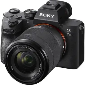 CameraSALES ข้อเสนอ Alpha a7 III (ILCEM3K/B) กล้องฟูลเฟรม Mirrorless เปลี่ยนเลนส์ได้พร้อมเลนส์ 28-70 มม. พร้อมจอ LCD 3 นิ้ว