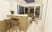 Maison modulaire préfabriquée moderne pour une vie modernisée