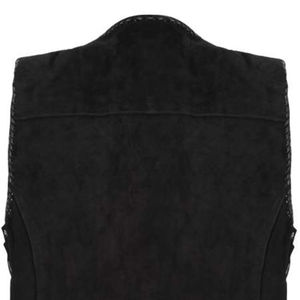 Gilet en cuir pour hommes fabriqué par des professionnels pour une utilisation en extérieur Logo sur mesure Design Gilet en cuir pour hommes Prix bon marché OEM - Product Image 4