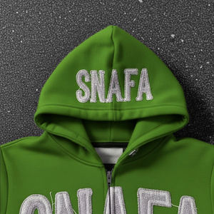 Ensemble survêtement homme avec logo brodé personnalisé, sweat-shirt et pantalon de survêtement, sweat-shirt lourd, survêtement homme coupé et cousu, survêtement délavé à l'acide - Product Image 5