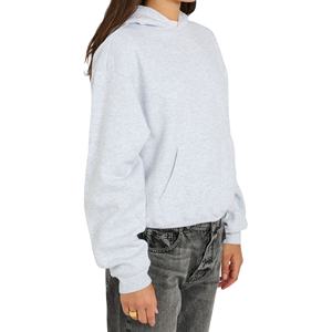 Wholesale Women's Hoodie Heavyweight Cotton Fleece Pullover Lined Badge Essential Streetwear Top Oversized Loose Fit <b>Clothing</b> - Product Image 1