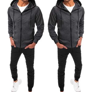 Survêtements d'hiver pour hommes sur mesure de haute qualité 2024 OEM - Survêtement de jogging léger coupe-vent avec couleur et logo personnalisés - Product Image 3