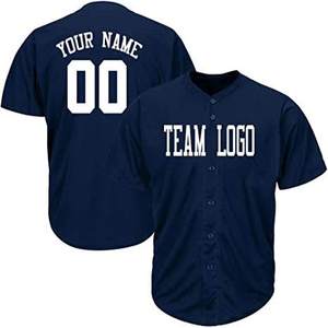T-shirts de sport de haute qualité 100% polyester Impression par sublimation Maillot de baseball Hommes Femmes Uniformes de softball Ensembles élégants OEM - Product Image 4