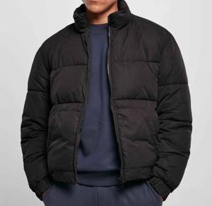 Veste d'hiver confortable et respirante pour hommes High Street Long Style décontracté Col à capuche Motif de soie Service OEM disponible - Product Image 2