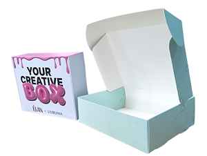 Boîte à pâtisserie en carton alimentaire personnalisée, imprimée sur mesure, pour cupcakes, gâteaux, desserts, avec logo personnalisé - Product Image 2