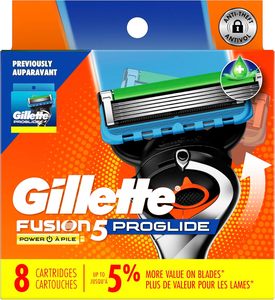 Cho <span class=keywords><strong>Proglide</strong></span> điện của nam giới đôi cạnh thép không gỉ lưỡi dao cạo Refill Hộp mực 8 đếm - Product Image 2
