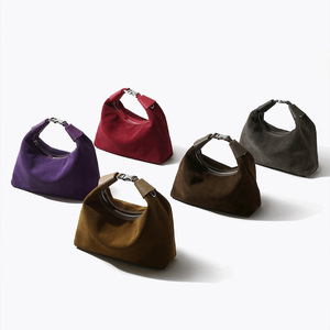 Bolsa Feminina de Couro Genuíno de Camurça de Alta Qualidade Nova Coleção – Bolsa de Ombro Transversal Feminina em Couro Fosco - Product Image 4