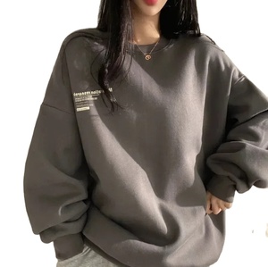 Nueva ropa informal elegante de alta calidad para mujer, sudaderas informales con diseño de logotipo personalizado, sudaderas de punto 100% de algodón al por mayor - Product Image 1