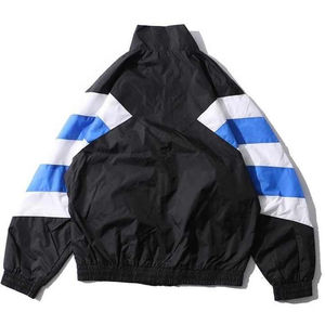 Qualité supérieure Hommes Couleur Coupe-Vent Veste 100% Polyester Casual Outdoor Street Wear Nylon Coupe-Vent Veste - Product Image 4