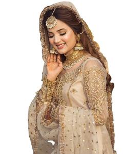 Robe de soirée indienne pakistanaise Boutique Style robe de mariée traditionnelle pour les filles pakistanaises robe de désherbage nouveau a 2025 - Product Image 3