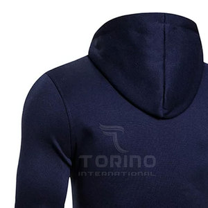 2025 nueva llegada sudaderas con capucha para hombre 100% algodón mezclado básico patrón sólido para invierno - Product Image 6