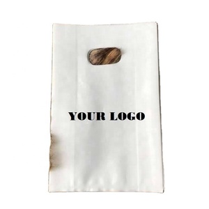 Biodegradables ตายตัดถุงบรรจุภัณฑ์โลโก้ที่กำหนดเองช้อปปิ้งถุงพลาสติกเสื้อผ้า - Product Image 6