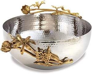 Cuenco para servir frutas con forma personalizada, vajilla de mesa de Metal de nuevo diseño, hogar, Hotel, restaurantes, postre, Color plateado - Product Image 4