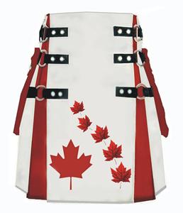 Mode ethnique Kilt utilitaire 100% coton jupe à carreaux bas prix fait à la main par Leather Artisan - Product Image 1