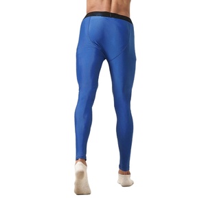 Collants de compression pour hommes en polyester et élasthanne, légers, extensibles, pour la gym, anti-transpiration, respirants, fitness - Product Image 4