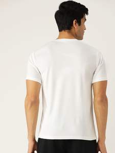 Camiseta de manga corta con cuello en V para hombre, peso ligero, letras bordadas Vintage, corte relajado, cuello en V, Top de verano RTS - Product Image 5