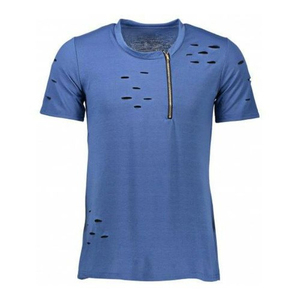 Nouvel Arrivage T-shirt Décontracté Homme OEM Couleur Unie Séchage Rapide Respirant Tissu Toile Coupe Classique Écologique Meilleur Design - Product Image 2