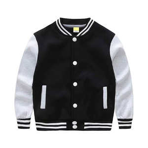 แจ็กเก็ตเบสบอลแขนยาวสำหรับผู้ชายเสื้อแจ็กเก็ตทีมโรงเรียนออกแบบได้ตามต้องการดีไซน์ล่าสุด - Product Image 1