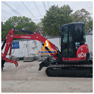 Excavatrice YANMAR Vio55 5.5 tonnes 90% nouvel Original avec EPA CE excavatrice agricole utilisée 5 tonnes yanmar 55 Mini pelle - Product Image 3