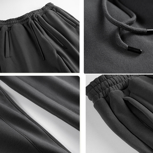 กางเกงวอร์มผู้ชายเอวกลางลำลองน้ำหนักเบาแนววินเทจ - Product Image 5