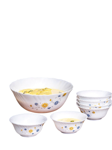 Cuenco de madera para servir ensaladas con diseño terminado en Color blanco, cuenco de madera para servir ensaladas de Acacia, vajilla multiusos para cuenco de fiesta - Product Image 3