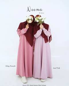 Conjunto de Abaya Neema y Chal con Bufanda para Uso Diario, Elegante, Casual, Moderno, Vestido Musulmán para Mujer con Cierre de Cremallera, ODM, Éxito de Ventas - Product Image 4