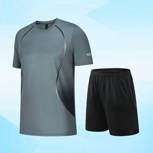 เสื้อสไตล์ย้อนยุคสำหรับผู้ชายเสื้อเจอร์ซีย์ฟุตบอลวินเทจแห้งเร็วระบายอากาศได้ดีคุณภาพเยี่ยม - Product Image 4