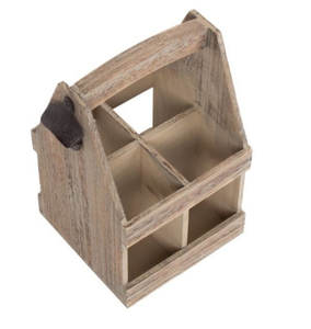 Handmade <b>Wooden</b> Caddy Wholesale Kitchen <b>Storage</b> <b>Wooden</b> <b>Basket</b> Caddy for Home <b>Storage</b> and Decorative - Product Image 1