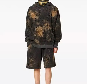 Sweats à capuche réglables et confortables anti-boulochage basiques coton respirant vêtements de rue Sweats à capuche à épaules tombantes à bas prix pour adultes - Product Image 3