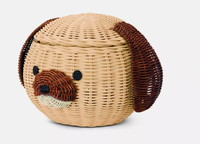 Panier de rangement en rotin naturel mignon Sisu Handicraft