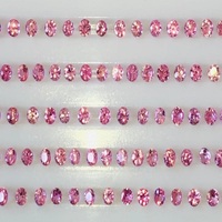 Rosa Saphir AAA-Qualität Natürlich IGI-Zertifiziert Wärmebehandelt Runder Brillantschliff 3,0mm 26,92 Karat Schmuckzubehör