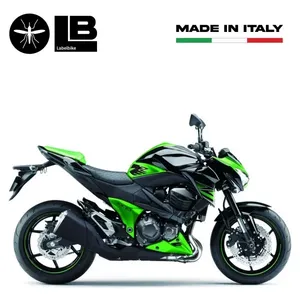 Set di Adesivi in Carbonio per Moto Kawasaki Z800, Protezioni Laterali per Serbatoio, Accessori Decorativi Eleganti - Product Image 3