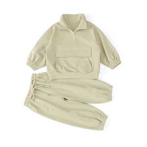 Ensembles de survêtements personnalisés pour enfants, vêtements pour garçons, sweats à capuche pour l'hiver, vêtements pour bébés en coton et polyester - Product Image 2