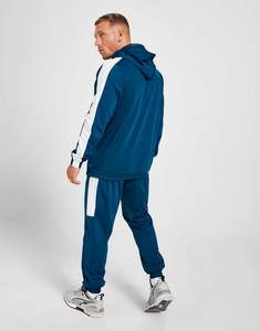 Survêtement 2 pièces pour hommes, logo personnalisé et écologique, avec fermeture éclair, broderie, rayures latérales, ensemble survêtement imprimé de grande taille - Product Image 4