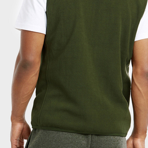 Men Custom Printed Warm Gilet for Men's New Hot Sale with Polyester Pocket Winter New Design <b>Sherpa</b> <b>Fleece</b> Winter Vest OEM - Product Image 5