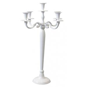Candelabros de Metal de 5 brazos con diseño en relieve, mesa de comedor de boda moderna, candelabro elegante, centros de mesa - Product Image 3