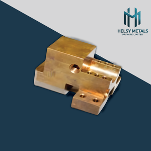 ชิ้นส่วนทองเหลืองทองแดงที่ผลิตด้วยเครื่องจักร VMC คุณภาพสูง รูยึดที่แม่นยำและดีไซน์ที่แข็งแรงทนทานสำหรับงานวิศวกรรมอุตสาหกรรม - Product Image 4