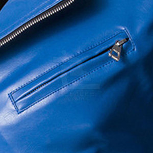 La chaqueta de cuero informal impermeable para hombre más vendida, diseños OEM duraderos con cuello levantado y logotipo frontal de etiqueta privada - Product Image 6
