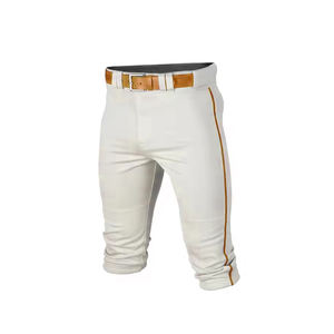 <b>Men</b> plus Size Baseball Pants Softball Pants Black Wholesale Custom <b>Men</b> Youth Black Custom - Product Image 3