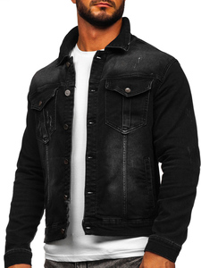 High Quality Streetwear Denim <b>Jacket</b> Custom Logo Jeans Coat Casual Fashion Outerwear Private Label Bulk Production Service - Product Image 5