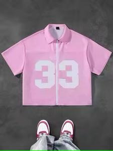 T-shirts pour hommes en toile respirante écologique à manches régulières et col rond vintage personnalisés en gros - Product Image 2