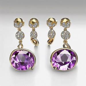 Joyería fina de lujo, pendientes cuadrados de circón cúbico, pendientes de plata de ley 925, pendientes de dijes - Product Image 6