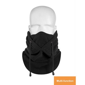 Gorros de punto cálidos de invierno con logotipo personalizado, gorro de bufanda para mujeres y niñas, pasamontañas de invierno con capucha elástico de Color sólido, gorro de punto - Product Image 3
