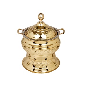 Top Trending Metal <b>Chafing</b> <b>Dish</b> for Royal Hotels Tabletop Decor Food Warmer Casserole Pots Handcrafted Metal <b>Dish</b> - Product Image 6